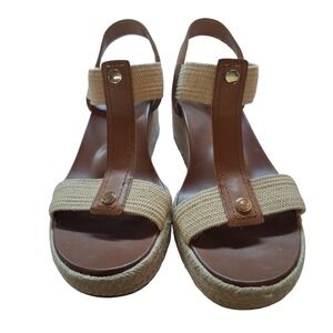 Vionic Calera Espadrille Wedge Platform Women's size 8½ Casual Resort Sandals